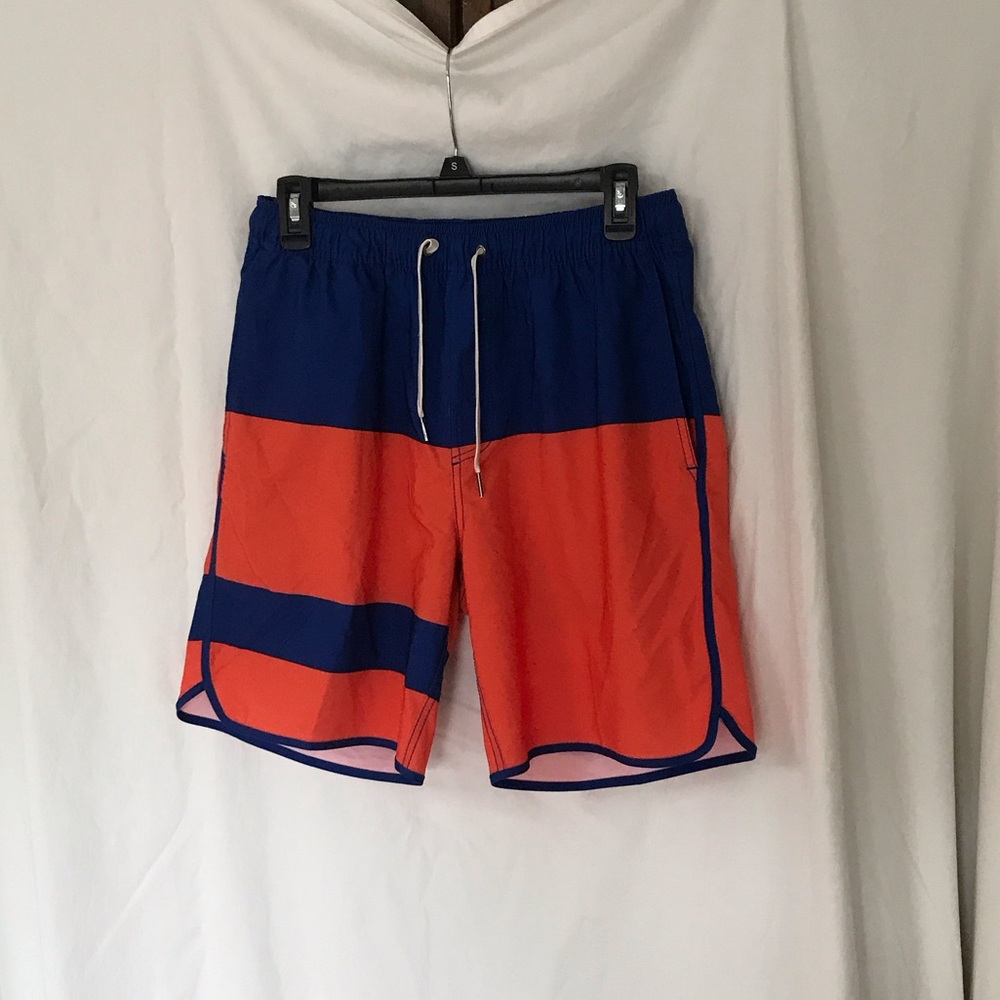 Fair Harbor Blue and Orange Men's Shorts